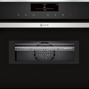 Компактный духовой шкаф с СВЧ и пароваркой NEFF C18QT27H0